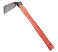 COLLBATH Strumento Manuale per Giardinaggio con Manico in Legno e Testa in Ferro Piccolo Zappino Portatile per Diserbo Scavo e Lavoro Agricolo Attrezzo Leggero e Resistente per Orto e