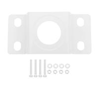 COLLBATH Supporto Montaggio Lampione in Ferro Robusto per Luci Solari Esterne Staffa con Viti per Installazione Stradale Accessori Fissi per Lampioni e Pannelli Solari