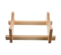 COLLBATH Supporto per botte in legno: supporto per dispenser per bevande, botte di vino da 3 l, contiene dispenser per bevande, limonata, succhi e calde/fredde (marrone chiaro)