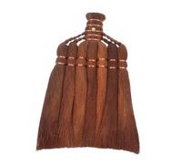 COLLBATH Testa Scopa in Fibra Cocco Ricambio Robusto per Esterni e Piatti per Patio Giardino e Accessorio Sostenibile e Durevole per Pulizie Outdoor