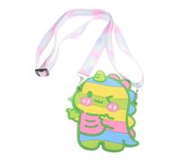 COLLBATH Tracolla A Forma Di Dinosauro in Silicone Per Bambini Borsetta A Tracolla A Forma Di Cartone Animato Borsa Morbida E Resistente Per Ragazzi E Ragazze