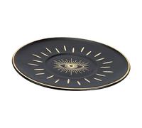 COLLBATH Vassoio Da Dessert Motivo A Occhio Piatto Per Condimenti Piatto Colazione Vassoio Per Torte Realizzato in Ceramica Durevole Per Insalate E Dolci