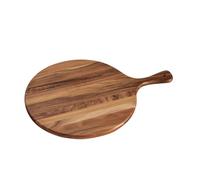 COLLBATH Vassoio Legno Multiuso Per Servire Pizza e Dessert Tagliere Decorativo Con Manico Ergonomico Per Cucina e Tavolo Facile Da Pulire e Resistente
