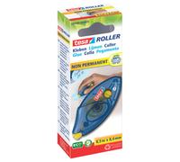 Colle roller tesa non permanente monouso ecoLogo® 8,4 mm x 8,5 m trasparente - 59190-00005-04