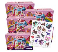 collect-it.de MY HOME OF CARDS + TOYS Lissy Pony Unicorn Serie 2 Unicorn con carrozza 5 pezzi + 20 tatuaggi Hors Club