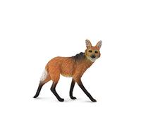 Colleziona una figura realistica di lupo dalla criniera, replica di un animale,