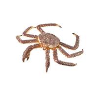 Colleziona una figura realistica di granchio reale con replica di animali extra