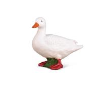 CollectA Figura realistica di anatra bianca con replica animale piccola dai 3 an
