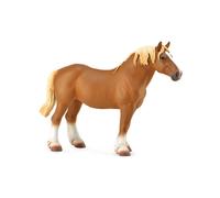CollectA Figura realistica di castagno cavalla belga replica animale extra large