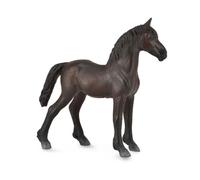 CollectA Figura realistica di puledro frisone nero replica animale, età media 3+