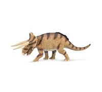 CollezionaUna replica animale realistica di Triceratops Horridus che affronta la