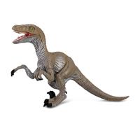 Colleziona una figura realistica di dinosauro Velociraptor con replica animale,