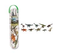 CollectA Mini Dinosauri Figure e custodia per il trasporto, confezione da 10 pez