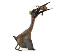 CollezionaUna replica animale realistica Quetzalcoatlus con figura di preda dai