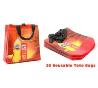 Collectible Reusable Plastic Shopper Bags Original Fanta Coca-Cola Company Rare