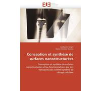 Collectif Conception et synthèse de surfaces nanostructurées (Tascabile)