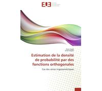 Collectif Estimation de la Densit de Probabilit Par Des Fonctions (Tascabile)