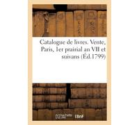 Collectif Fre-Catalogue De Livres Vente Book NUOVO