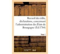 Collectif Recueil Des Édits, Déclarations, Lettres Patentes, Arrêts (Tascabile)