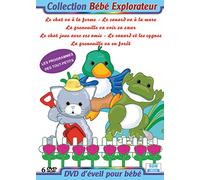 Collection bébé explorateur : Le chat va à la ferme - Le canard va à la mare - La grenouille va voir sa sur - Le chat joue avec ses amis - La ... - Le canard et les cygnes - coffret 6 DVD