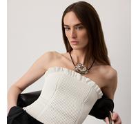 Collection Bustino Fisher in agnello 44 Cream