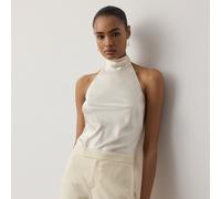 Collection Camicetta Chilton in charmeuse di seta 46 Cream