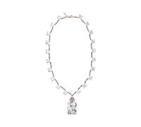 Collection Collana con pendente in cristallo TAGLIA UNICA Argento