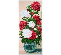 Collection D'Art Aida stampata per ricamo a croce, cotone, multicolore, 16 x 38 cm