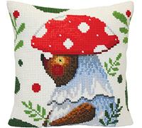 Collection D'Art Bär im Wald Set per Punto Croce, Cotone, Multicolore, 40 x 40 cm