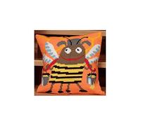 Collection D'Art Cuscino per Punto Croce: Mr Bizz, Tela Acrilico, Multi
