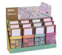 Collection Fluor APPLI Prodotti di base Exposion - Modern Modern Design Colors - 12 set di 25 pin, 80 clip di 28 mm, 20 mm Cent NEW