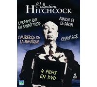 Collection Hitchcock L'homme qui en savait trop - l'Auberge de la Jamaïque- Junon et la paon - Chantage (4 DVD)
