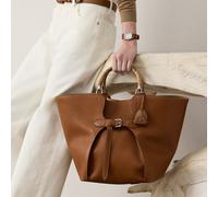 Collection La tote Ralph Lauren grande in vitello TAGLIA UNICA Brown