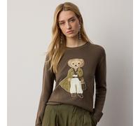 Ralph Lauren - Pullover con Orso - - Knitwear - Donna - Marrone - S