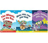 Collection of Well Loved Fun Kids Songs to sing and dance to - The Wheels on the Bus / Row, Row, Row Your Boat / Twinkle Twinkle little star