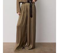 Collection Pantaloni Greer in lamé con pieghe 48 Gold