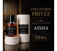 Collection Privee Paris AISHA Eau De Parfum 50ML Profumo Floreale Ambrato e Vanigliato di Lunga Durata per Donne vetro