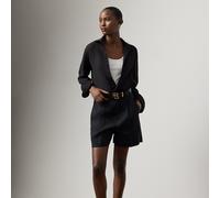 Collection Short Tracy in lino con pieghe 42 Black