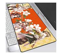 collection Tappetino Mouse Gaming 700x 300mm XL per Mouse e PC, 3mm Mouse Pad Antiscivolo Fondo in Gomma con Bordi Cuciti,F