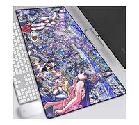 collection Tappetino Mouse Gaming, Grande Anime Mouse Pad XL 700x300mm Confortevole, Lavabile, 3mm Antiscivolo Tappetino Scrivania Supporto per Ufficio Computer, Adatto per computer e PC,A