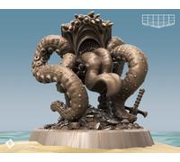 Collective Studios Mimik Miniatura Miniatura Tana d'Oro Grigio 32mm 75mm D&D 5e