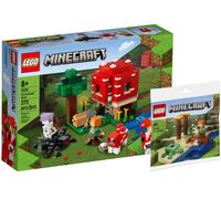 Collectix Lego Minecraft Set - La casa dei funghi 21179 + Minecraft 30432