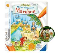 Collectix Ravensburger Tiptoi libro - Meine schönsten Märchen + adesivi per bambini, dai 4 ai 7 anni in su