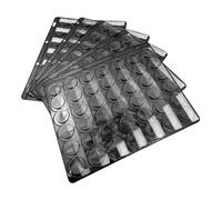 COLLECTOR - 5x Pagine espositive per tappi di birra, 42 tasche (210 tasche per tappi)