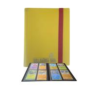 Collectors King Raccoglitore Carte Pokemon - Album Compatibile per 160 Card di One Piece Mtg Magic Go Gx Ex, Yugioh, Disney - 4 Tasche x Pagina da 9.5x7cm
