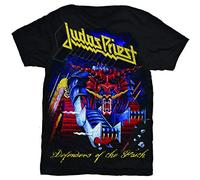 Judas Priest Maglietta a maniche corte da uomo Defender of Faith L Nero (Schwarz