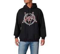 Collectors Mine Slayer-Pentagram, Felpa da Uomo, Nero (Schwarz), M