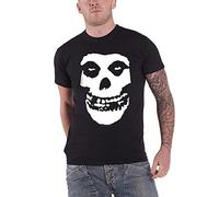 Collectors Mine The Misfits-Skull T-Shirt, Nero (Black), M (48 DE) Uomo