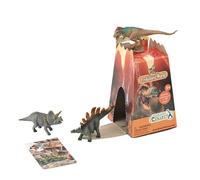 CollectUn set di statuette di animali mini vulcano da collezione per bambini dai