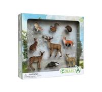 CollectUn set regalo con figure di animali dei boschi da collezione per bambini